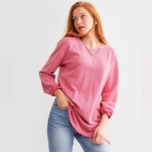 We The Free Kids Fuchsia Long Sleeve Tee